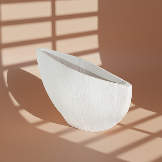 Mara Moon White Vase