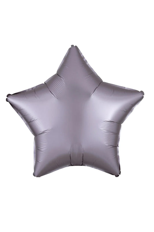 Greige Star Satin Luxe Foil Balloon 45cm