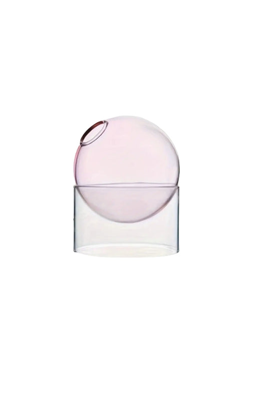 Creative Bubble Ball Shape Vase Pink