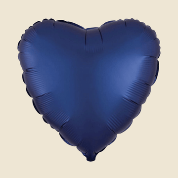 Navy Blue Heart Balloon – 16 Inch Foil Balloon