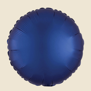 Navy Blue Round Balloon – 16 Inch Foil Balloon