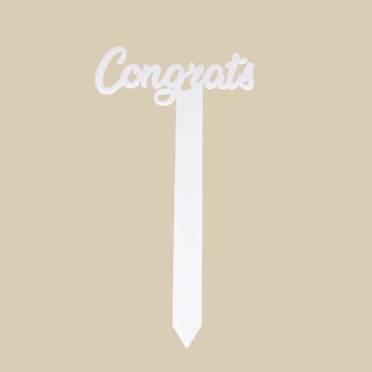 Congrats Flower Topper