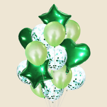 Green Confetti Balloon Set – 12 Inch Premium Balloons