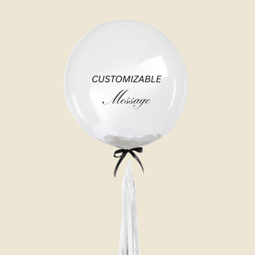 Customizable Boba Balloon – Transparent Balloon