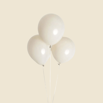 Pearl White Balloon Set – 16 Inch Premium Latex Balloons