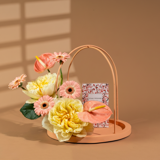 Round Tray – Peach