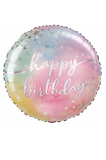 Luminous Birthday Jumbo Foil Balloons 71cm