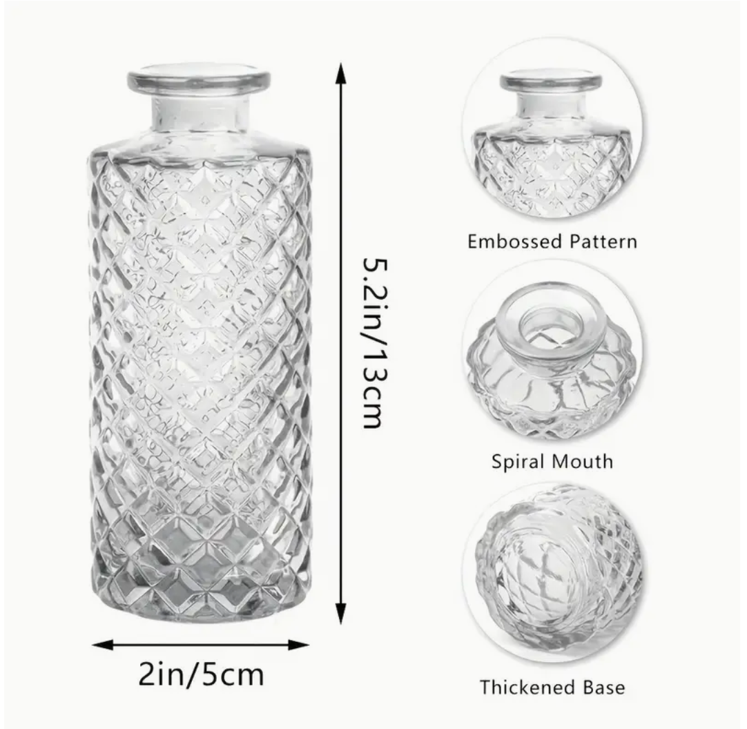 Mini Vase – Transparent Glass