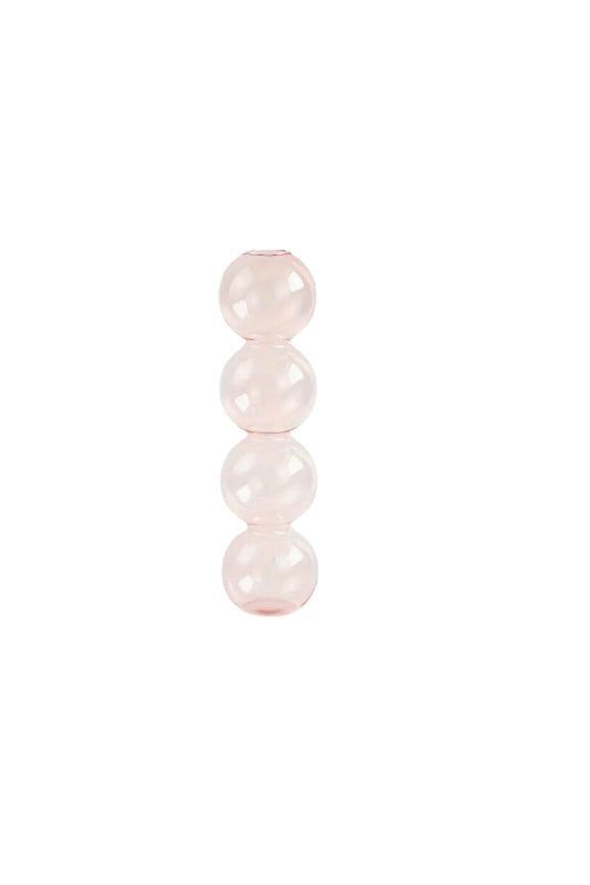 Ornament Bubble Vase Flower Pink