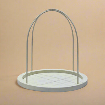 Round Tray-white