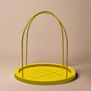 Round Tray – Yellow