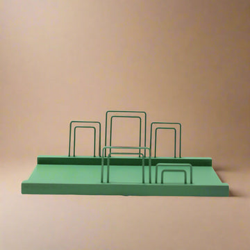 Rectangular wooden tray – Green