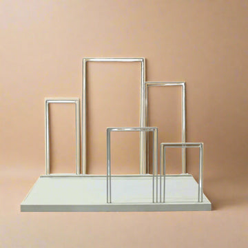 Rectangular wooden tray –White