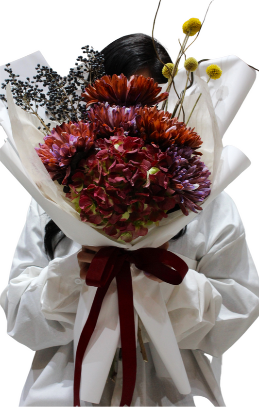 Maroon Elegance Bouquet